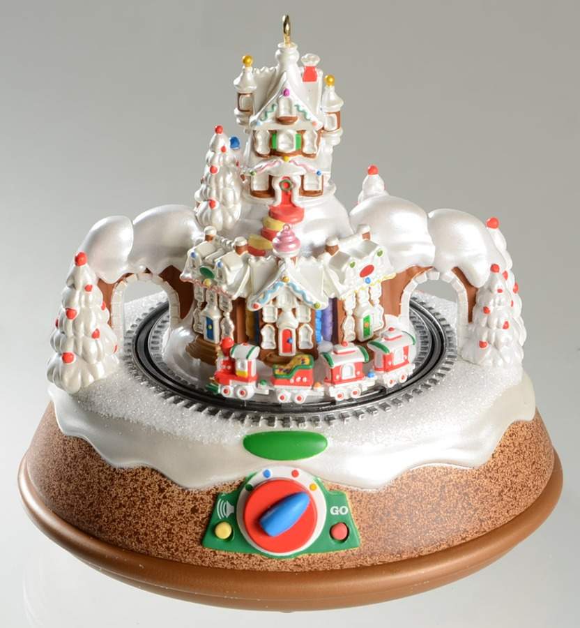 2006 Hallmark Christmas Ornaments Rock Candy Railroad-Sound/Light/Motion - Boxed by Hallmark Gold Crown-1
