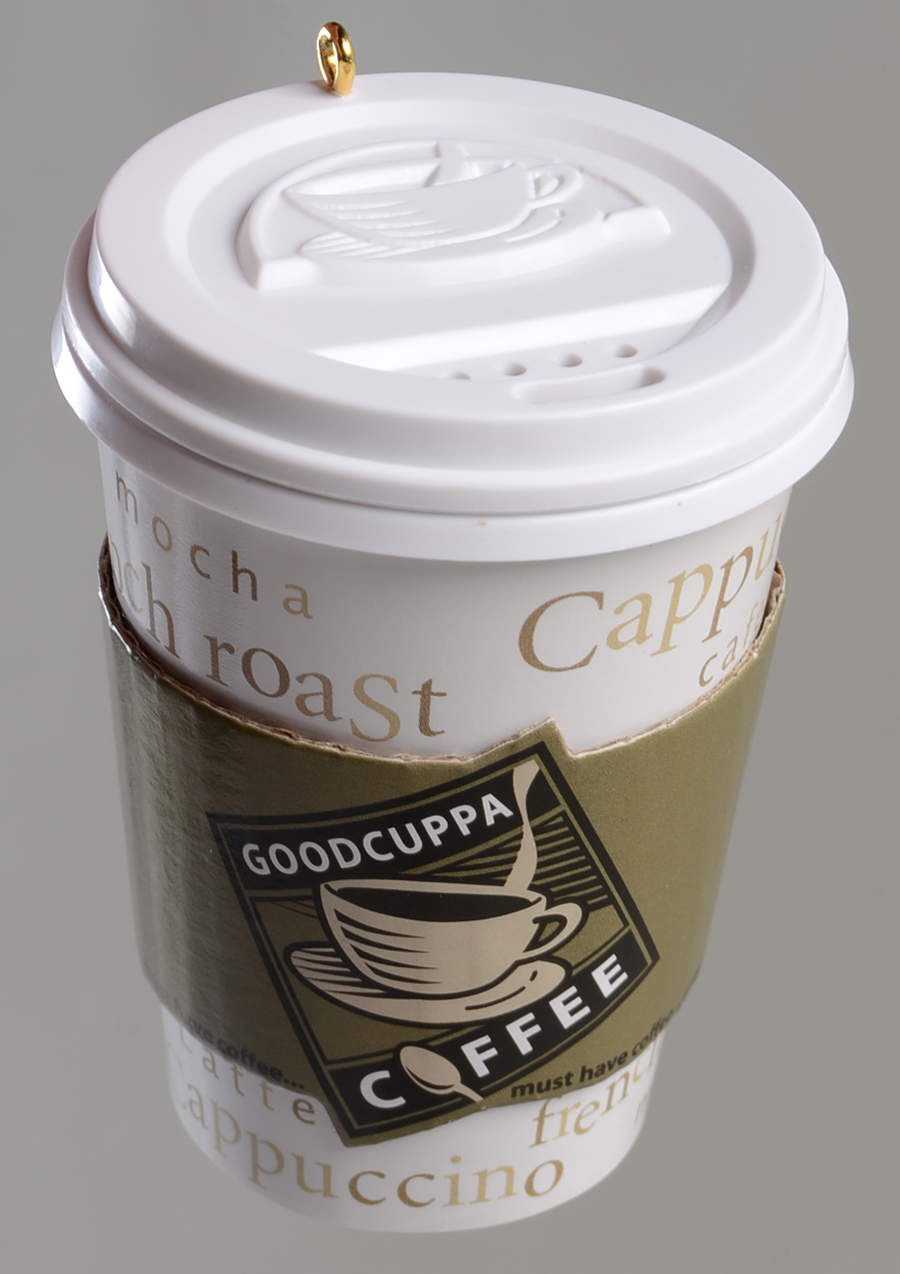 2006 Hallmark Christmas Ornaments Goodcuppa Coffee - Boxed by Hallmark Gold Crown-1