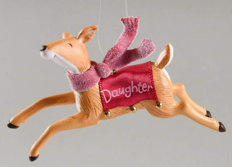 2006 Hallmark Christmas Ornaments Daughter Reindeer - Boxed by Hallmark Gold Crown-1