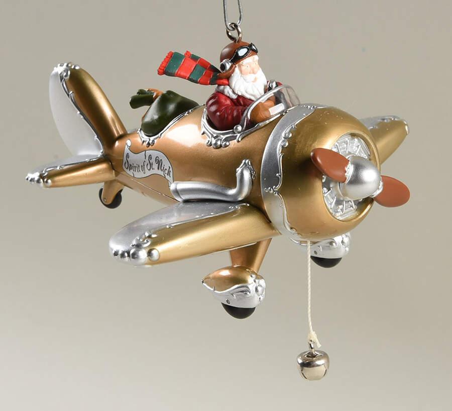2006 Hallmark Christmas Ornaments Spirit Of St Nick-Gold Repaint - Boxed by Hallmark Gold Crown-1