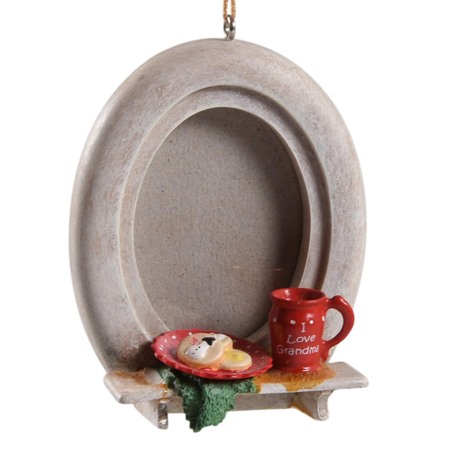 2006 Hallmark Christmas Ornaments I Love Grandma Photo Holder - Boxed by Hallmark Gold Crown-1