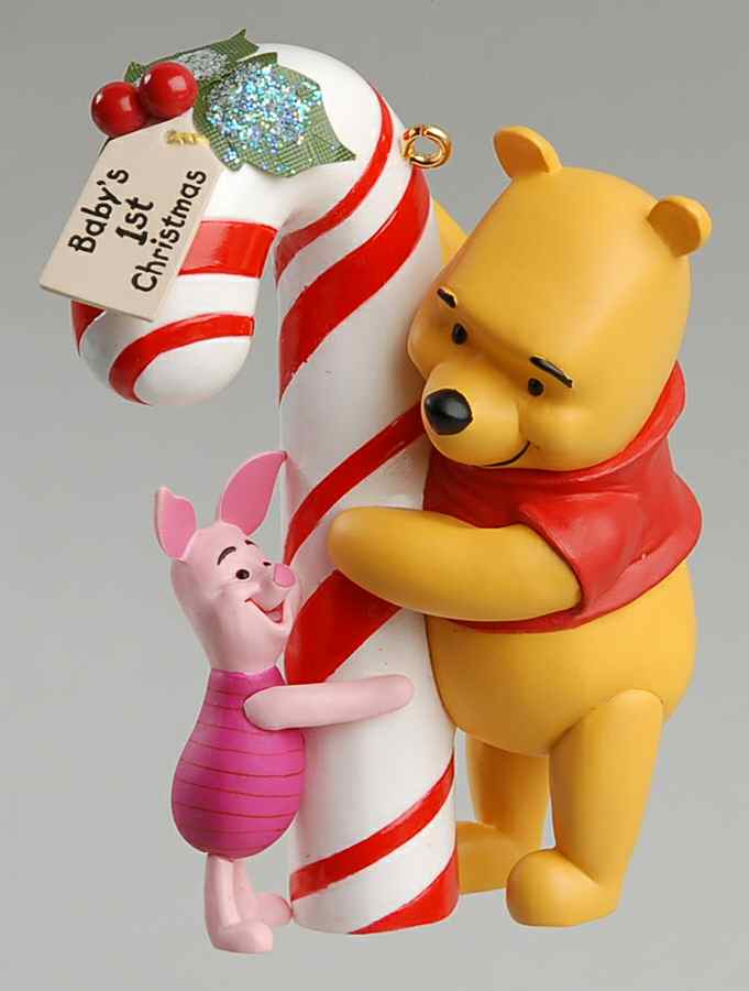 Winnie the Pooh Baby's First 2006-Baby's First Christmas - Boxed by Hallmark Gold Crown-1