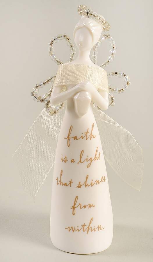 2007 Hallmark Christmas Ornaments Angel Of Faith - Boxed by Hallmark Gold Crown-1
