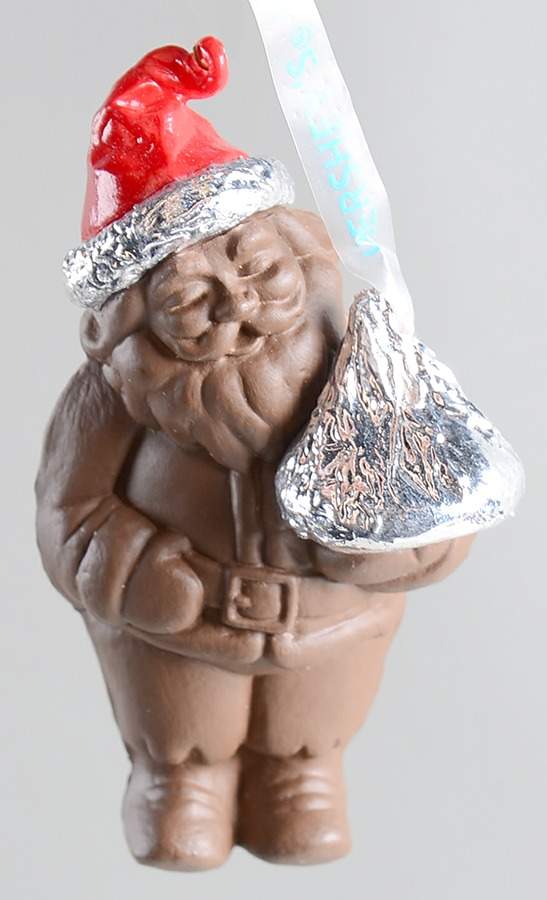 Hershey A Kiss From Santa - No Box by Hallmark Gold Crown-1