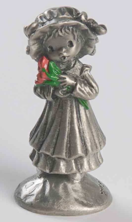 Little Gallery Pewter Figurines Bouquets To You - No Box by Hallmark Gold Crown-1