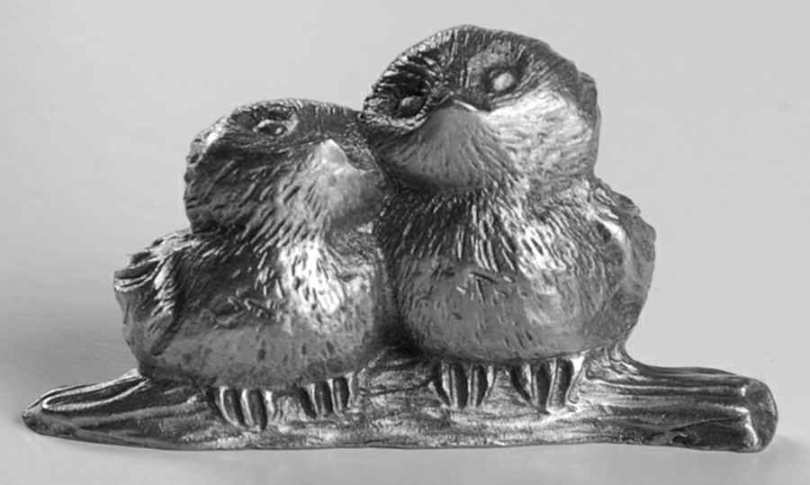 Little Gallery Pewter Figurines At Break Of Day - Boxed by Hallmark Gold Crown-1