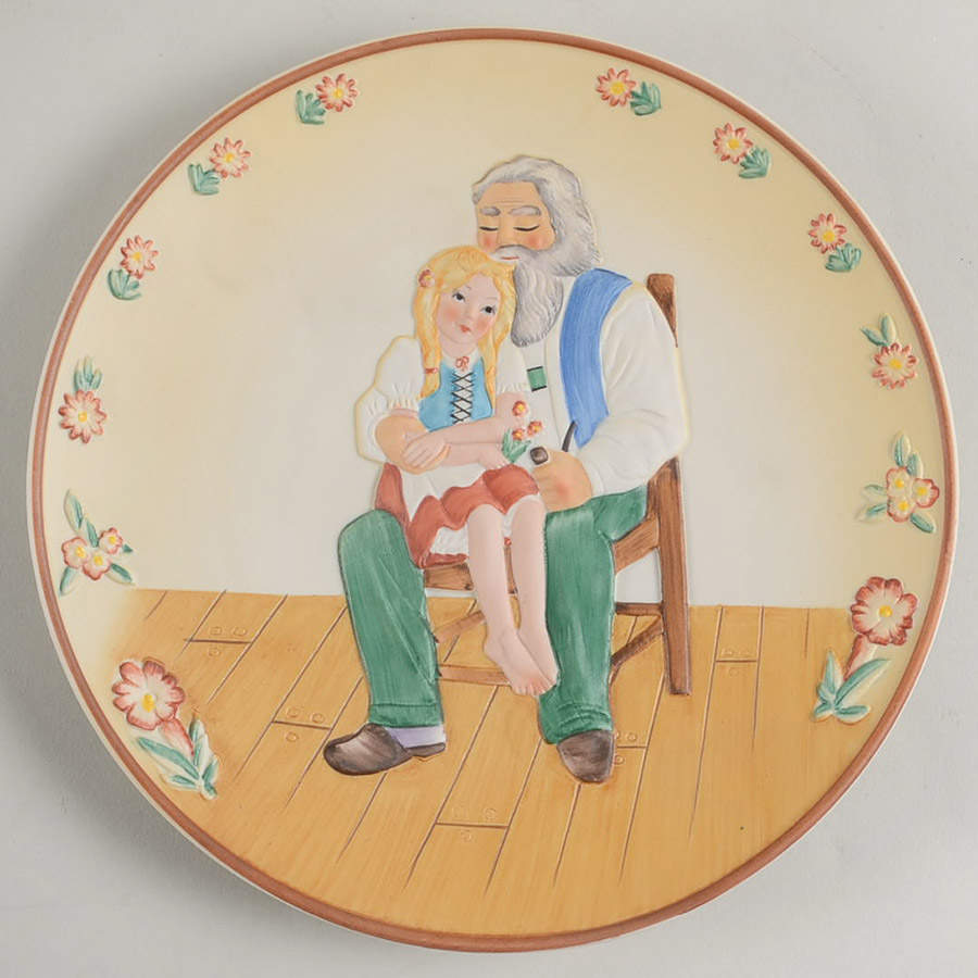 The Story of Heidi Grandfather - No Box by Hamilton Collection-1