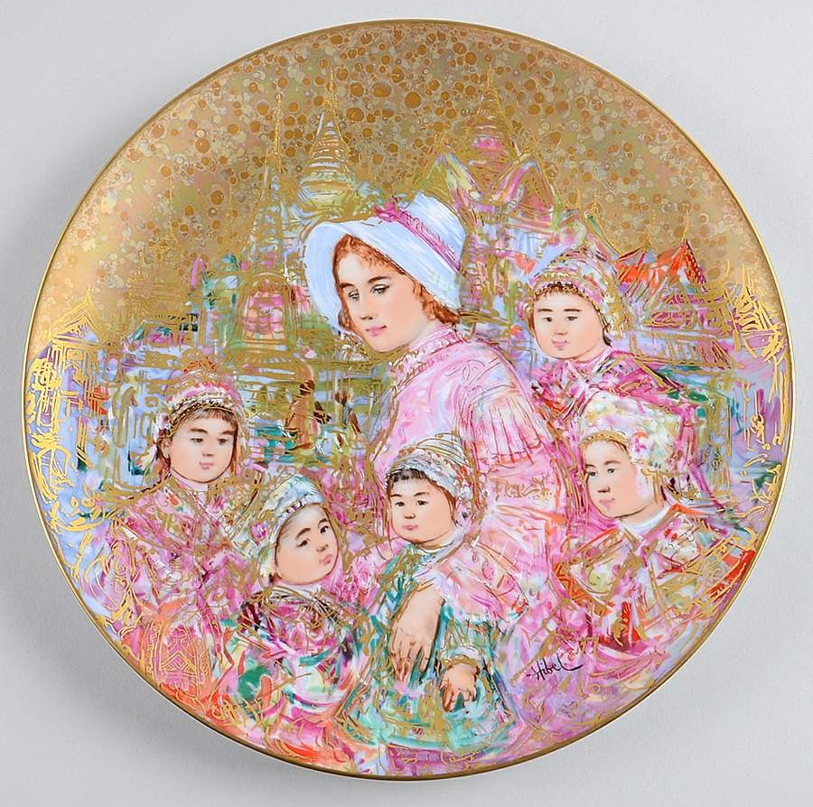Famous Women & Children Anna  And The Children Of King Siam - Boxed by Hibel-1