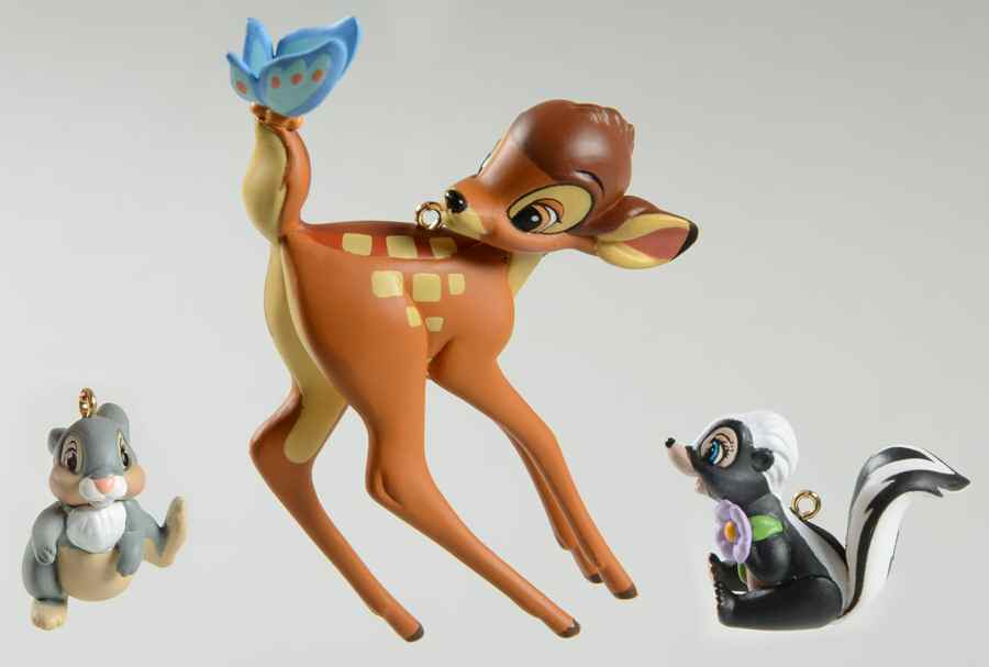 Bambi-Disney Frolicking Friends (Set Of 3) - Boxed by Hallmark Gold Crown-1
