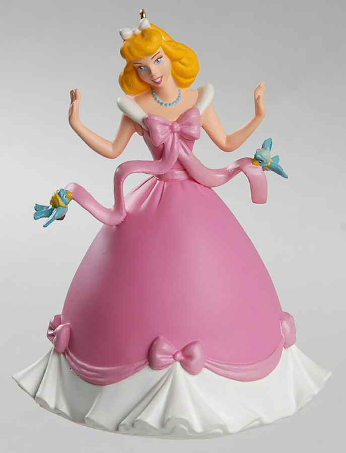 Cinderella-Disney Dressing Cinderella - No Box by Hallmark Gold Crown-1