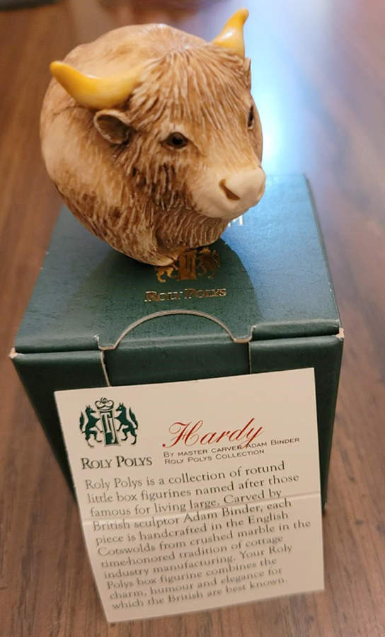 Roly Polys Hardy Bull - Boxed by Harmony Kingdom-1