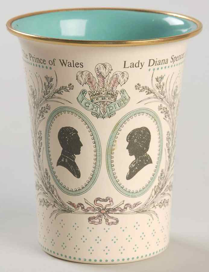 Halcyon Days Royal Beakers Charles & Diana, 29 July 1981 - No Box by Halcyon Days-1