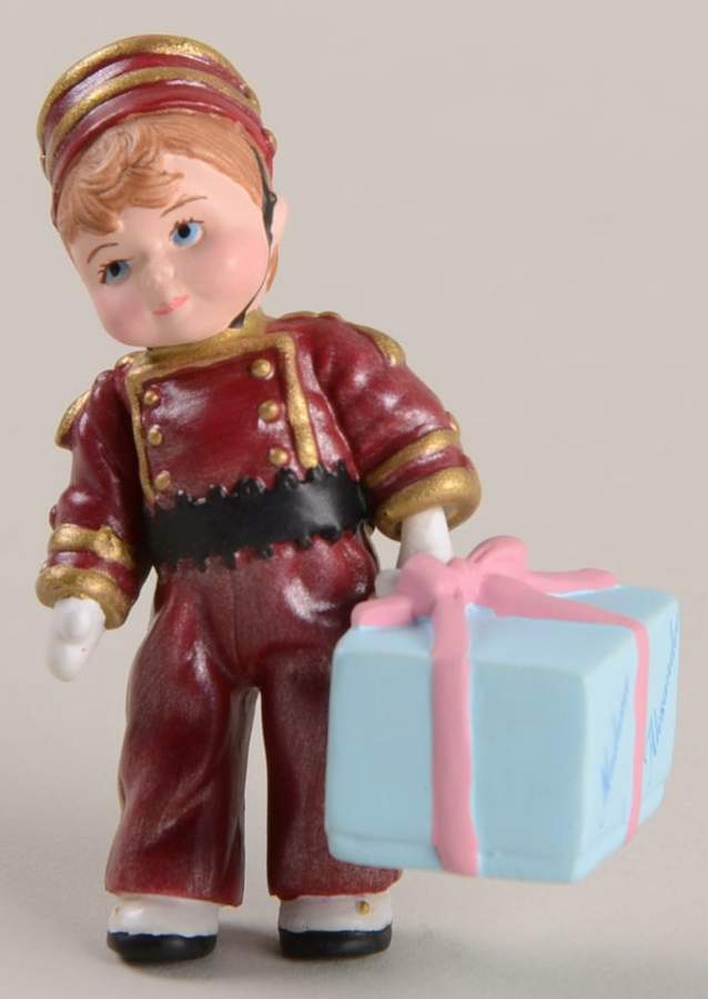 Madame Alexander-Merry Miniatures Alex The Bellhop - No Box by Hallmark Gold Crown-1