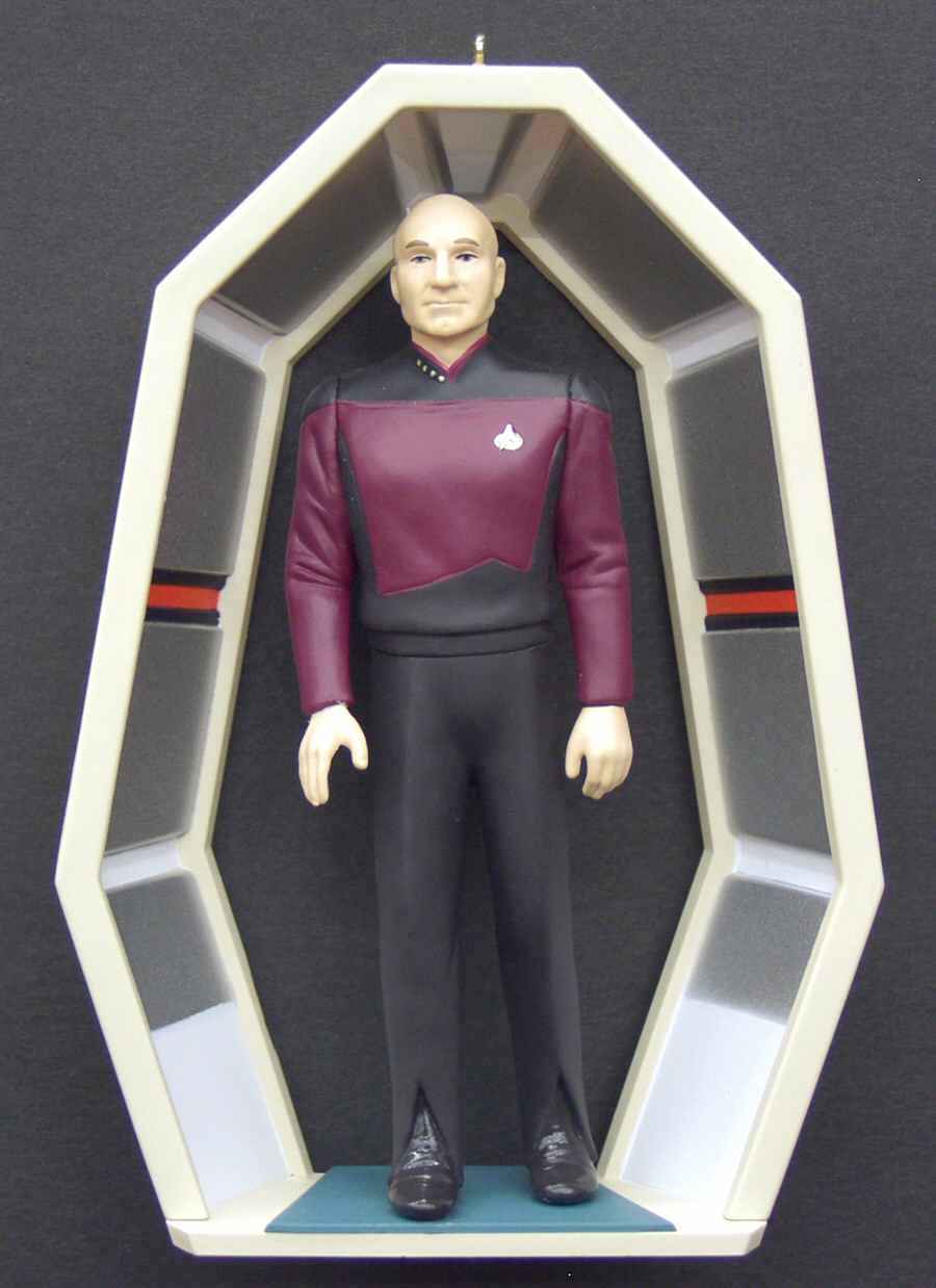 Star Trek-Next Generation Captain Jean-Luc Picard - Boxed by Hallmark Gold Crown-1