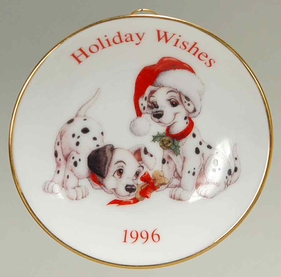 101 Dalmatians 101 Dalmations Plate - No Box by Hallmark Gold Crown-1