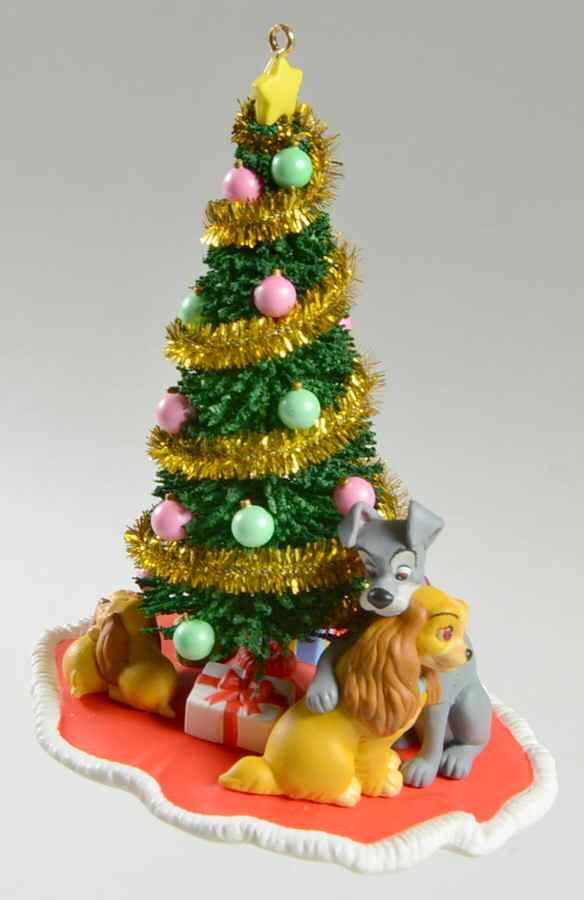Lady & the Tramp Christmas With The Family - Boxed by Hallmark Gold Crown-1