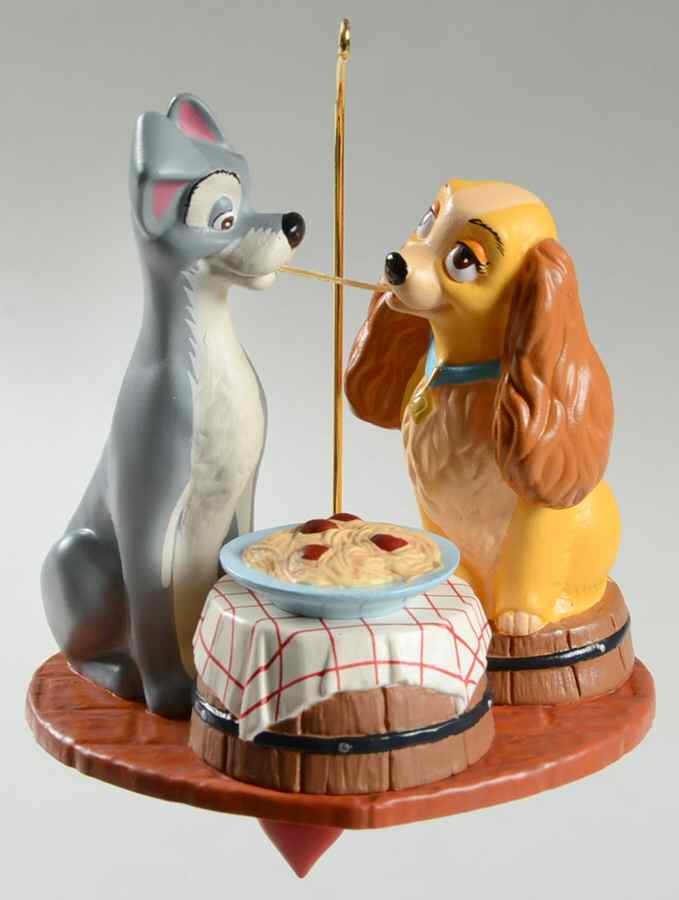Lady & the Tramp Spaghetti Dinner - Boxed by Hallmark Gold Crown-1