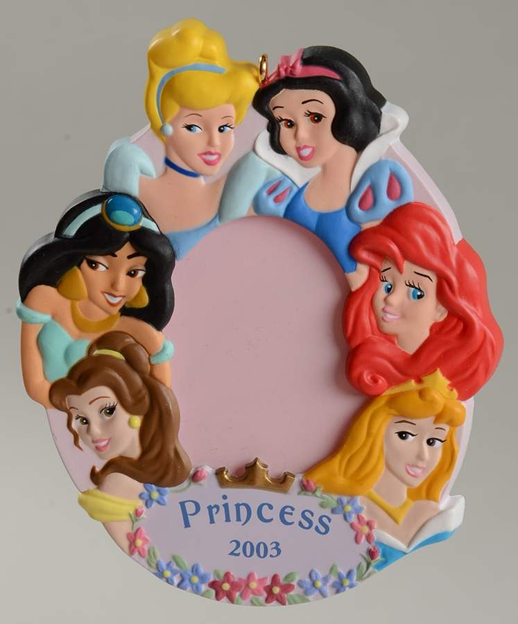 Disney Princesses Pretty As A Princess-Photoholder - No Box by Hallmark Gold Crown-1