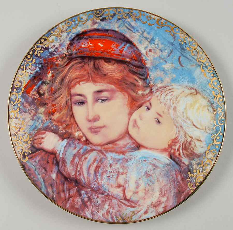 Edna Hibel Society Reminiscence - With Box by Hibel-1