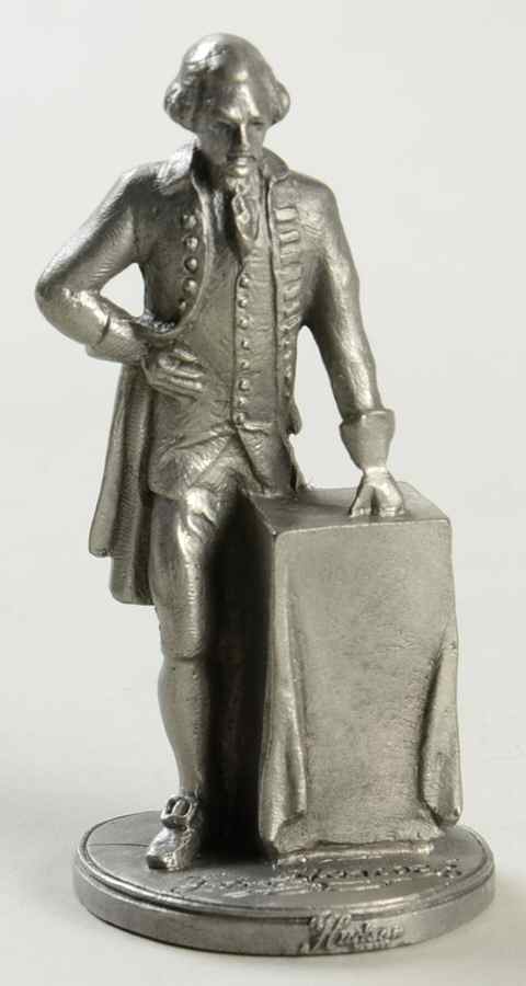 Fathers of the American Revolution John Hancock - No Box by Hudson Pewter-1