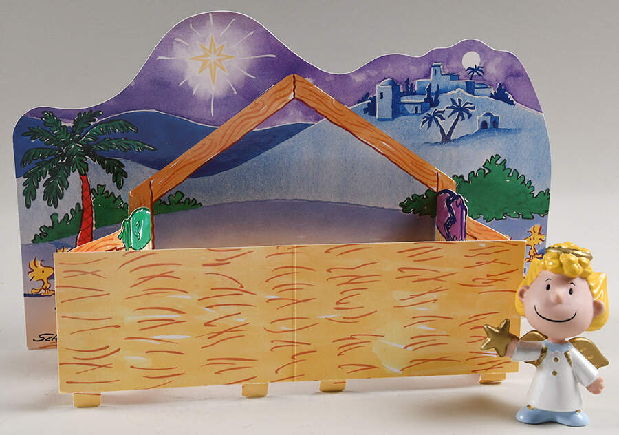 Peanuts Gallery Nativity A Perfect Angel-Sally - With Box by Hallmark Gold Crown-1