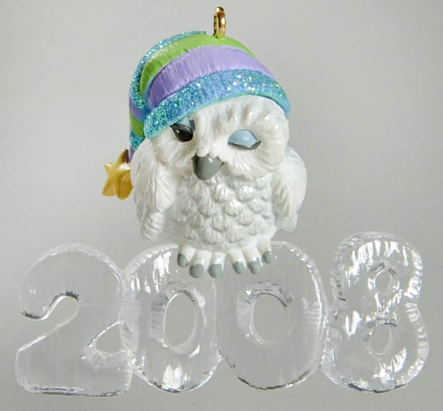 Cool Decade 2008-Owl - Boxed by Hallmark Gold Crown-1