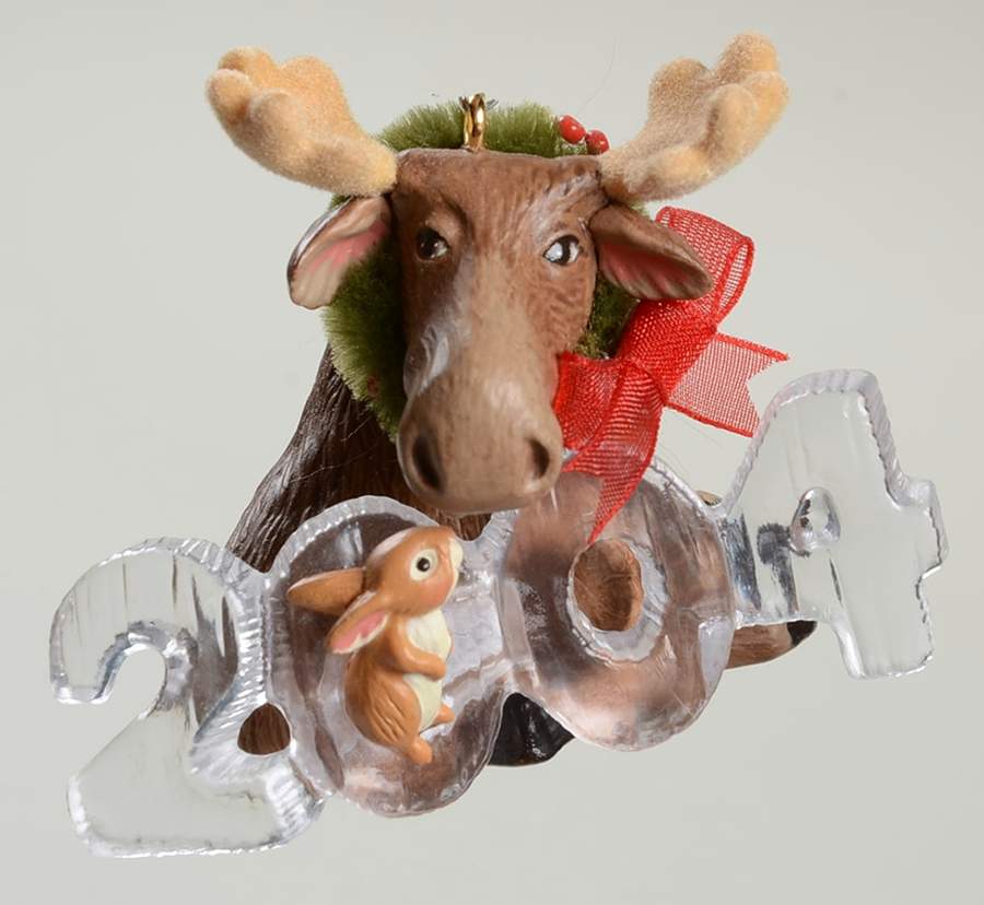 Cool Decade 2004-Moose - Boxed by Hallmark Gold Crown-1