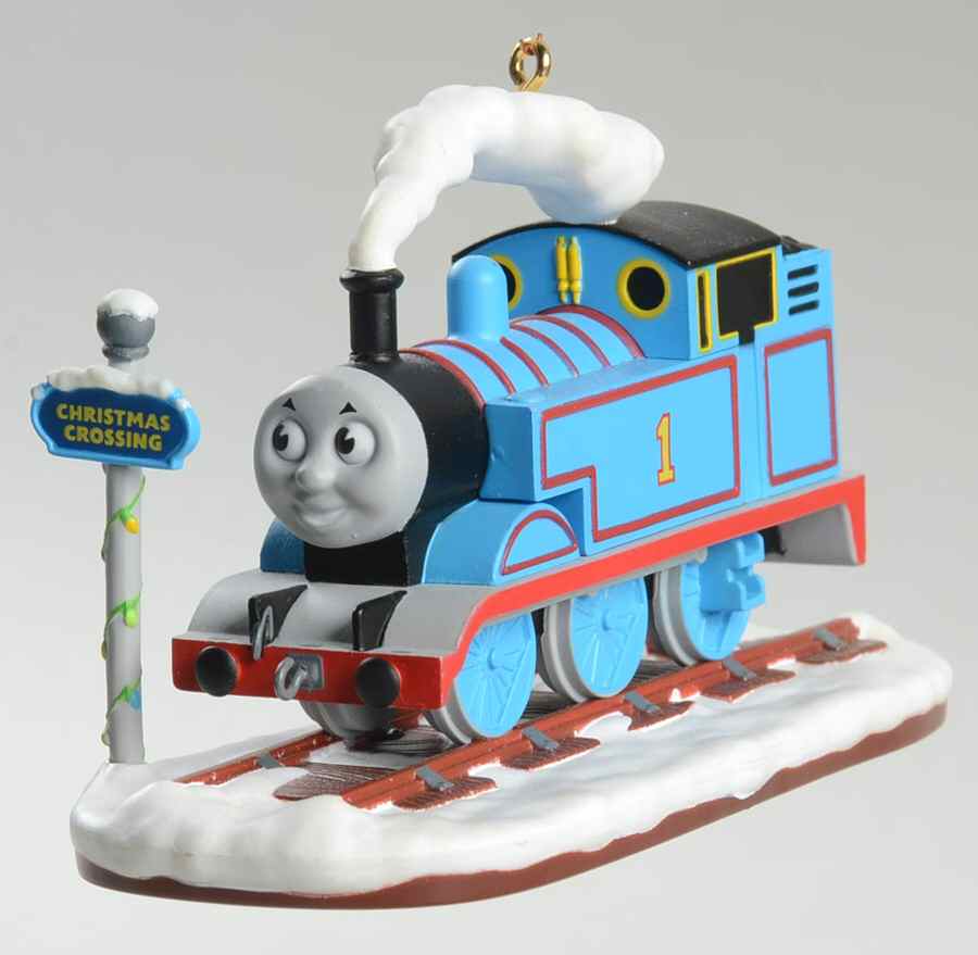 Thomas the Tank Engine Christmas Crossing - Boxed by Hallmark Gold Crown-1