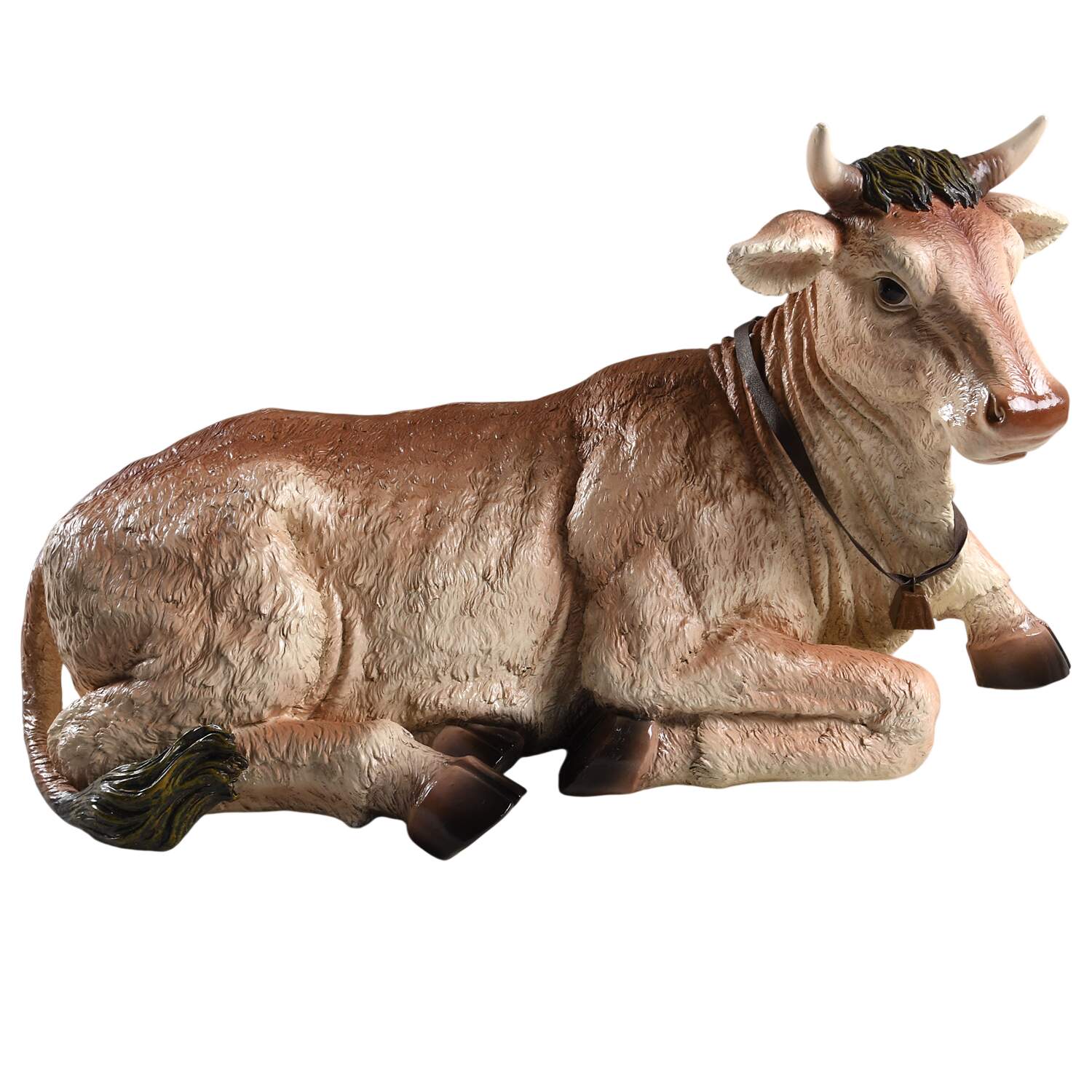 Magnificent Holy Night Adoring Cow - No Box by Hawthorne Village-1