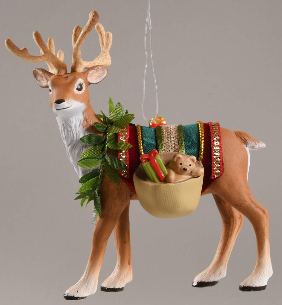 Father Christmas Reindeer Special Edition - Boxed by Hallmark Gold Crown-1
