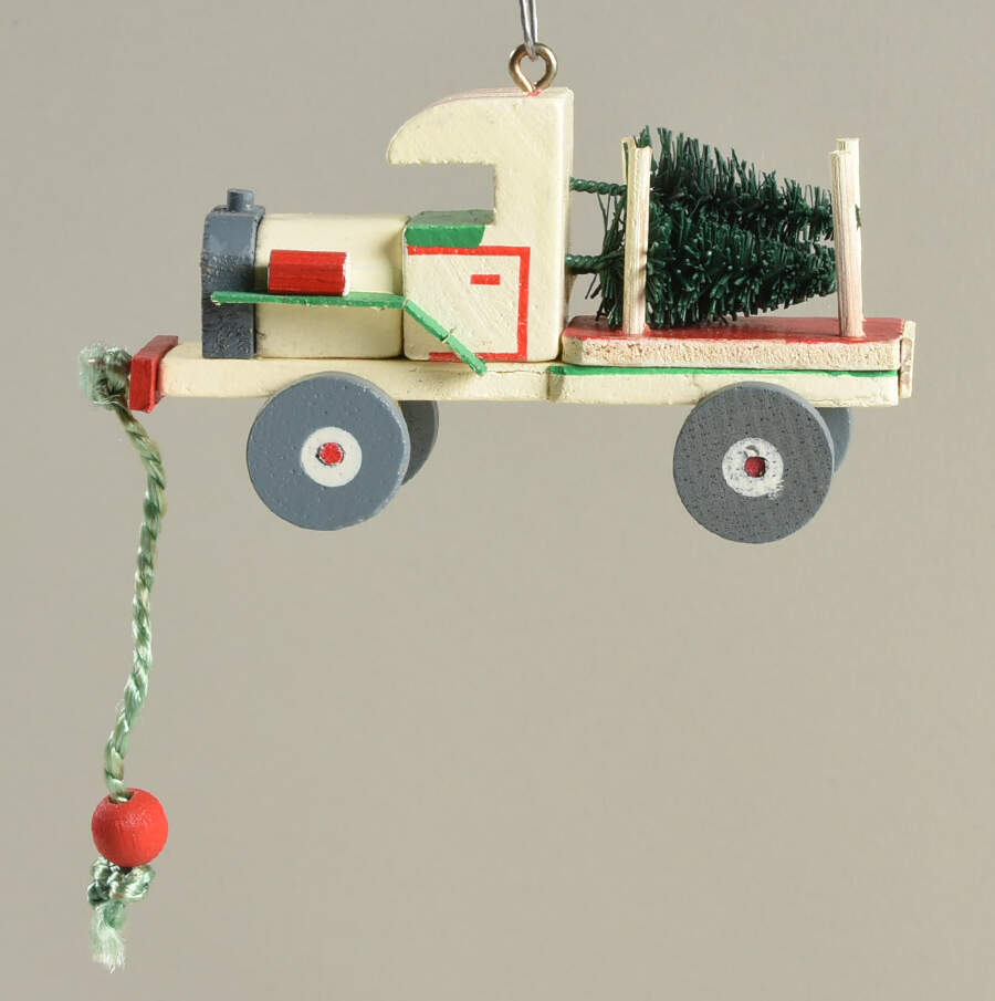 Nostalgic Childhood Wooden Truck-1989 - Boxed by Hallmark Gold Crown-1