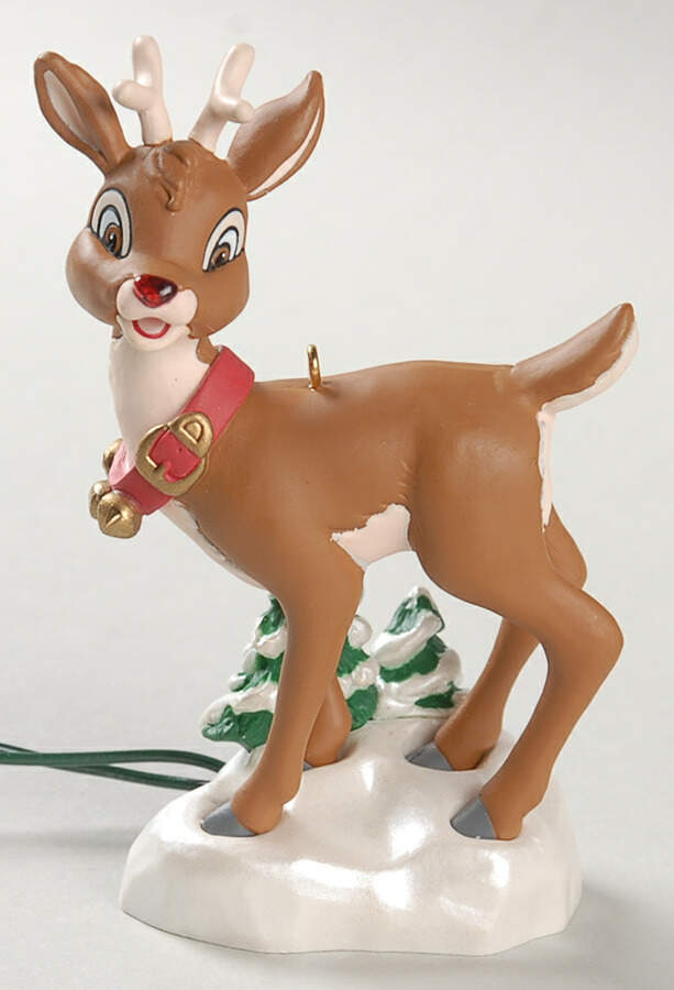 Rudolph the Red-Nosed Reindeer Rudolph The Red-Nosed Reindeer - No Box by Hallmark Gold Crown-1