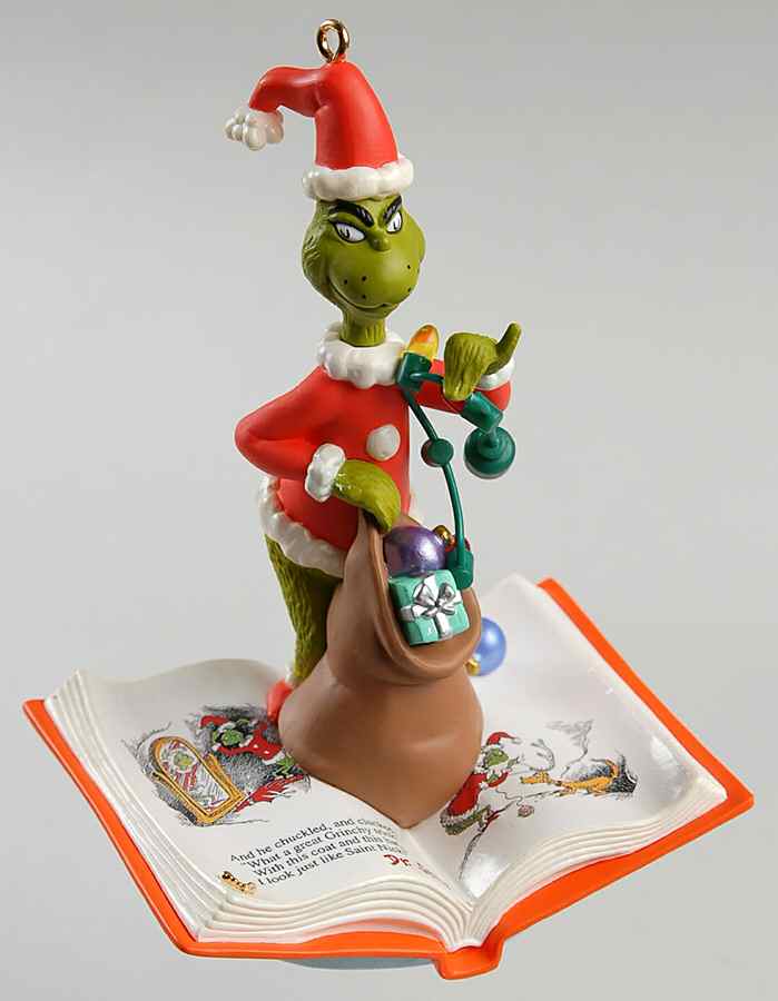 How the Grinch Stole Christmas 2001-What A Grinchy Trick - No Box by Hallmark Gold Crown-1