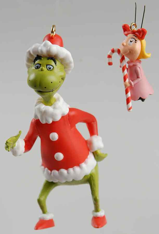 How the Grinch Stole Christmas 2003-Grinch & Cindy Lou Who - Boxed by Hallmark Gold Crown-1