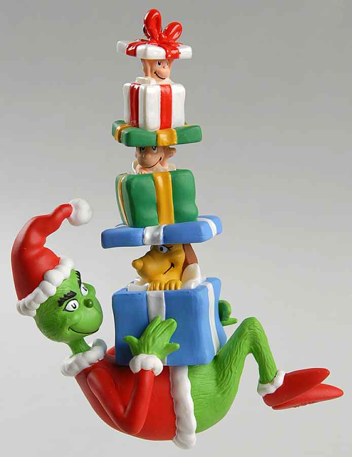 How the Grinch Stole Christmas 2000-Gifts For The Grinch - No Box by Hallmark Gold Crown-1