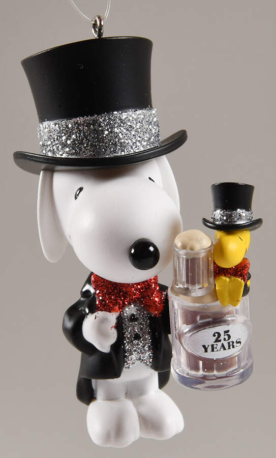 Spotlight on Snoopy 25th Anniversary - Boxed by Hallmark Gold Crown-1