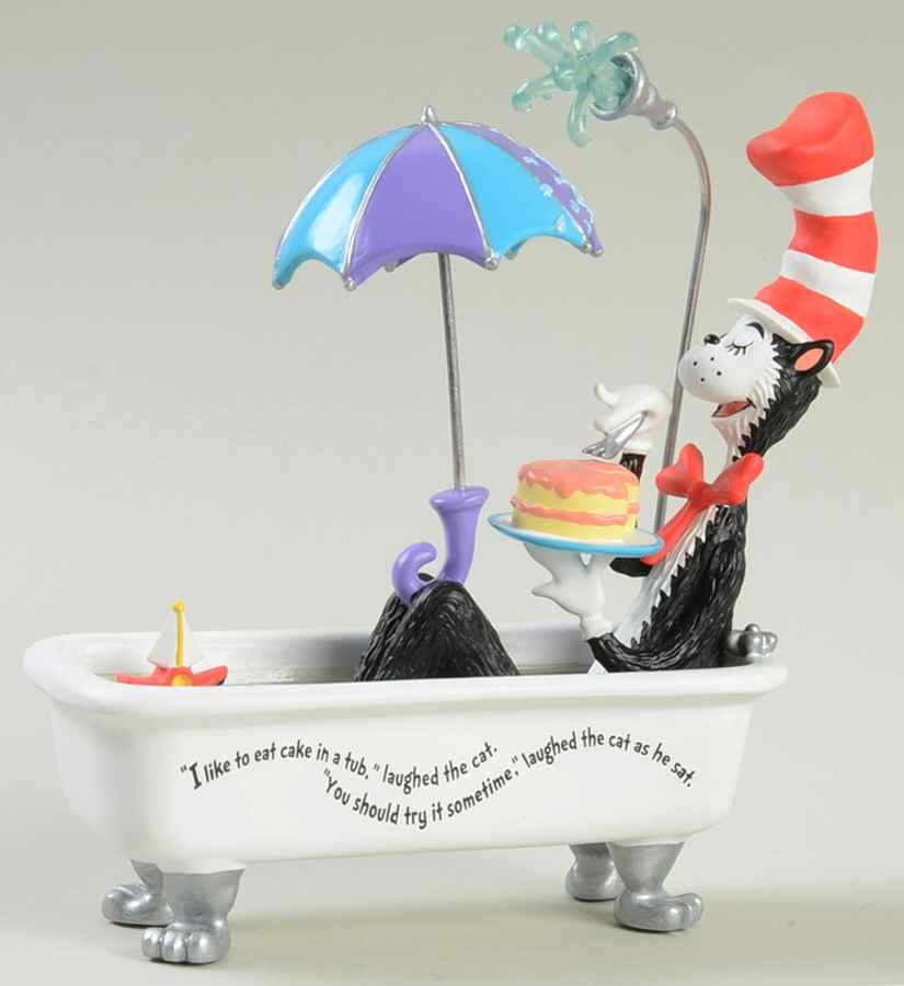 Dr. Seuss Collection Cat In The Tub - No Box by Hallmark Gold Crown-1
