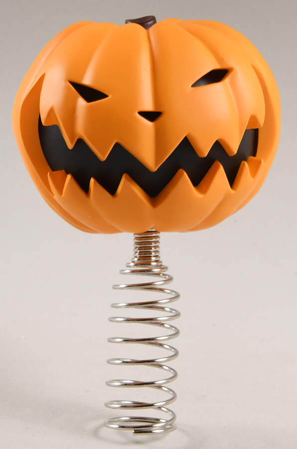 Nightmare Before Christmas Mini- Pumpkin King Tree Topper - Boxed by Hallmark Gold Crown-1