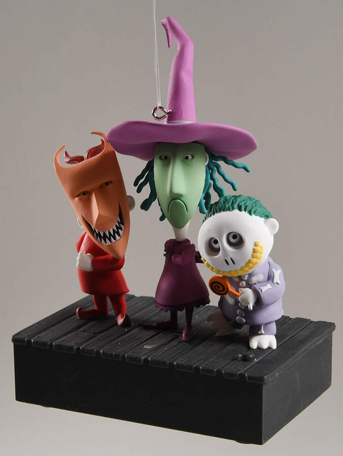 Nightmare Before Christmas Lock, Shock And Barrel-Storyteller - Boxed by Hallmark Gold Crown-1