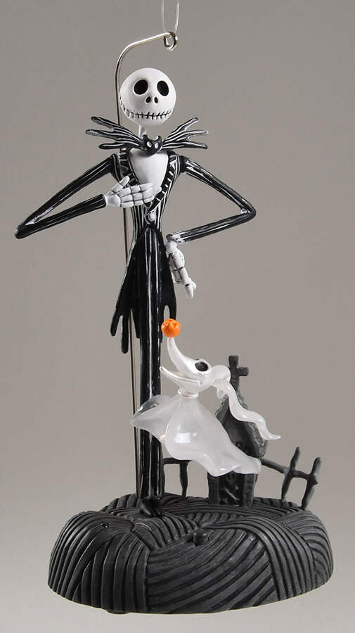 Nightmare Before Christmas Jack Skellington-Storyteller - No Box by Hallmark Gold Crown-1