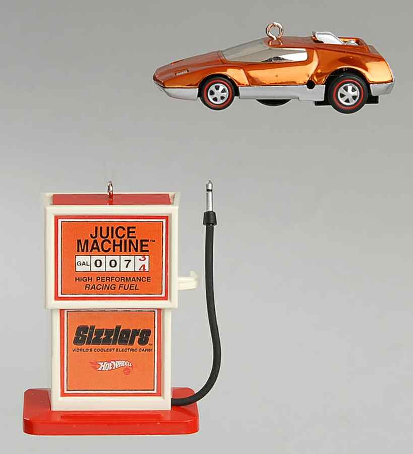 Hot Wheels Juice Machine & Revvin Heaven - Boxed by Hallmark Gold Crown-1