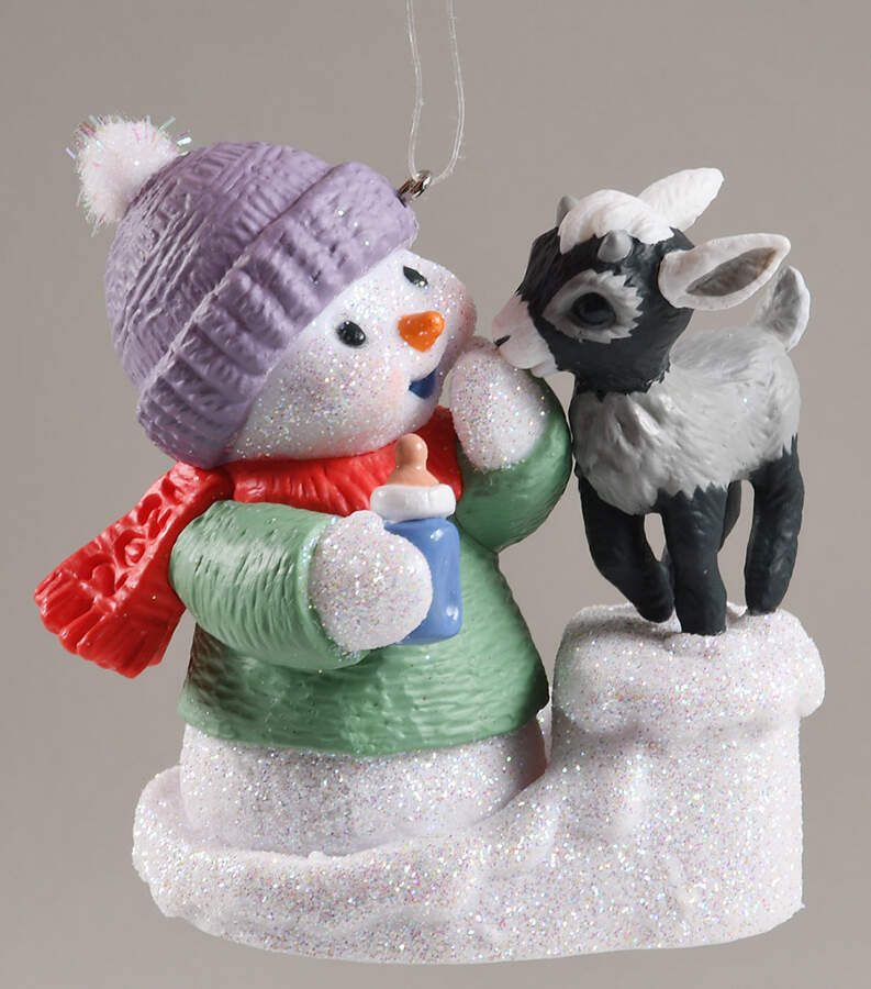 Snow Buddies 2021 Snow Buddies-Goat - No Box by Hallmark Gold Crown-1