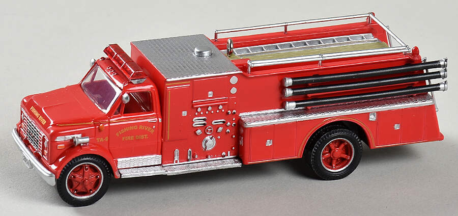 Fire Brigade 2014-#12 1971 Gmc Fire Engine  - No Box by Hallmark Gold Crown-1