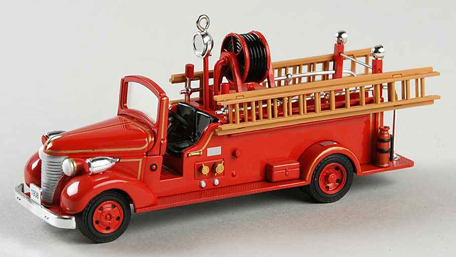 Fire Brigade 2005-#3 1938 Chevrolet - Boxed by Hallmark Gold Crown-1