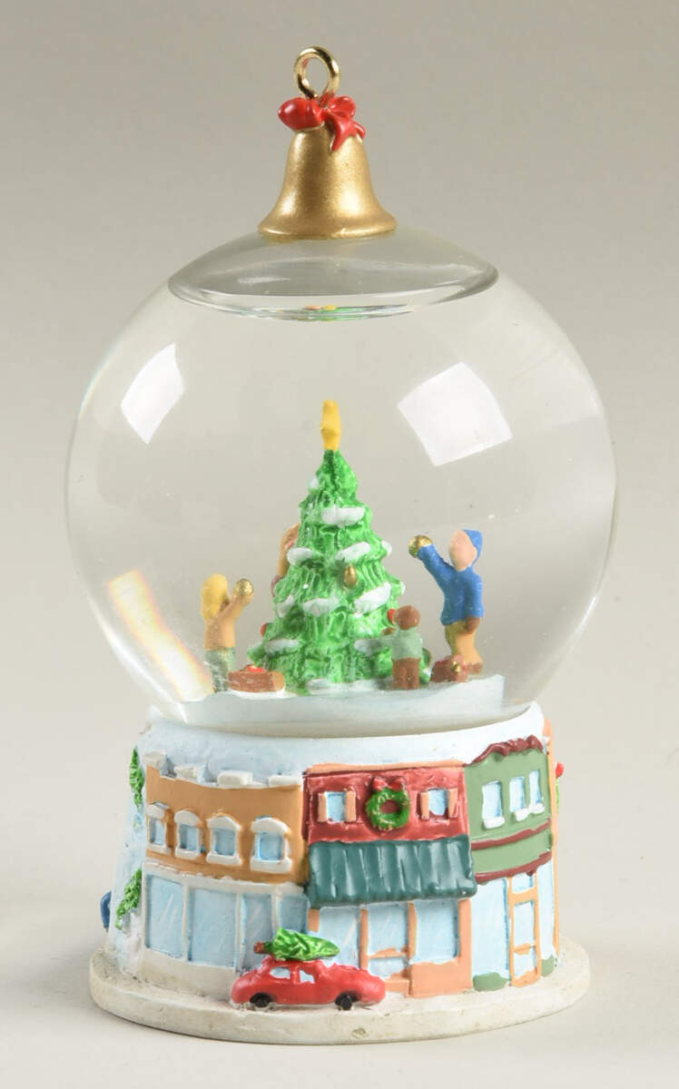 Winter Wonderland Trimming The Tree - Boxed by Hallmark Gold Crown-1