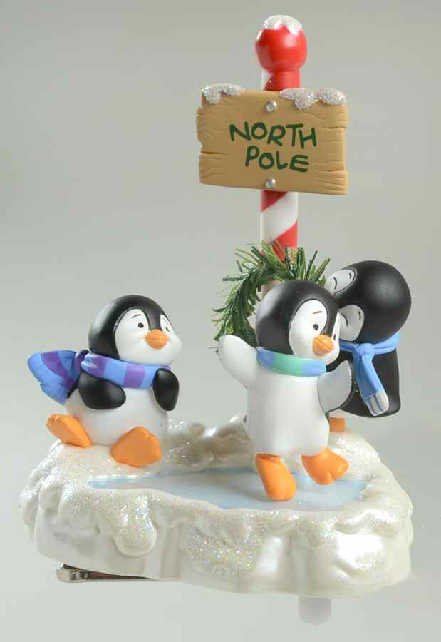 Penguin Pals - Kris's Penguins Pals At The Pole - No Box by Hallmark Gold Crown-1