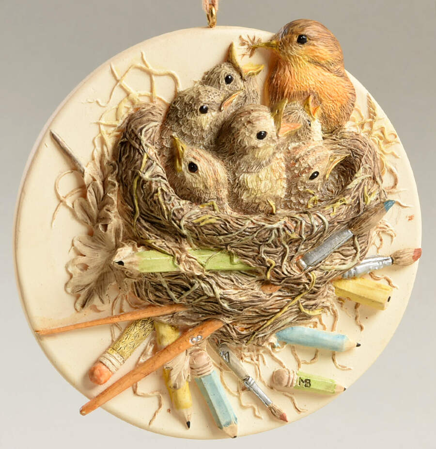 Nature's Sketchbook Raising A Family - No Box by Hallmark Gold Crown-1