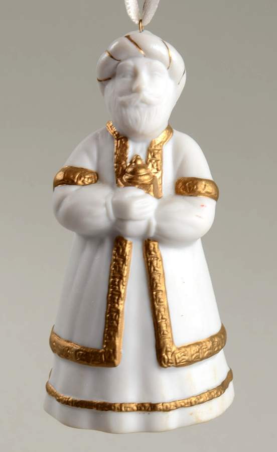 Magi Bells Melchior-Gold - No Box by Hallmark Gold Crown-1