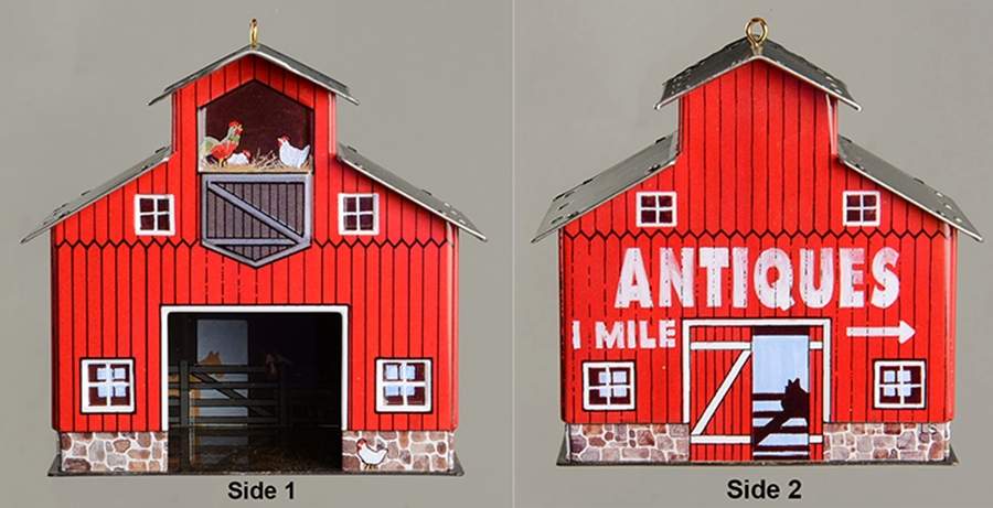 Town and Country Red Barn-Complement - Boxed by Hallmark Gold Crown-1