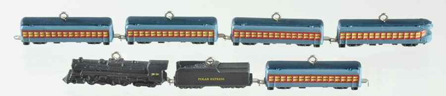 Polar Express 2005-Mini Train - Boxed by Hallmark Gold Crown-1